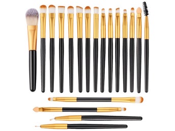 20Pcs komplett ansikts‑ögon borstset eyeliner blandning kinder kosmetik