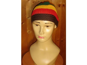 RASTA MÖSSA AFRIKA HELT NY Brun grön gul