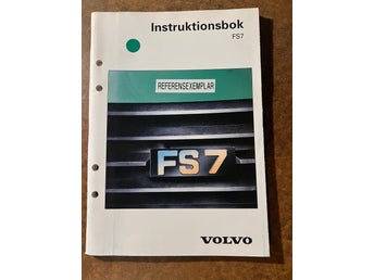 Instruktionsbok Volvo FS7