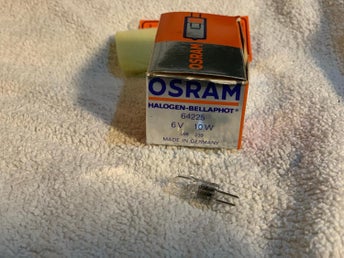 Projektorlampa NOS Osram 64225 6V 10W ESA/FHD