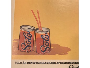 Retro-annons ”Solo är den nya apelsindrycken” från 1981