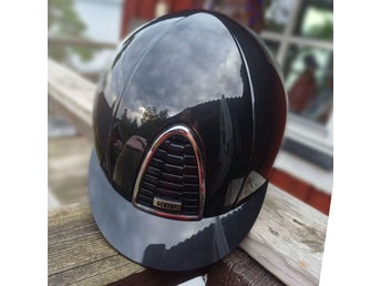 Kep Italia ridhjälm, svart, storlek 51 NY