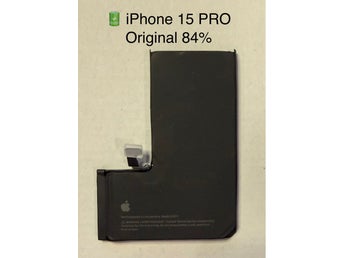 iPhone 15 Pro Originalbatteri, 84% batterihälsa