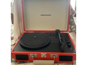 Crosley skivspelare i portabel väskmodell