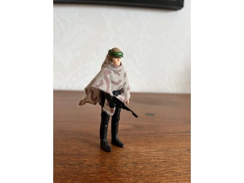 Star Wars Luke Skywalker (Endor Poncho) figur med vapen 1985, last 17
