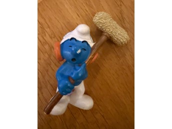 Schleich Smurf figur med hörselkåpor och visp