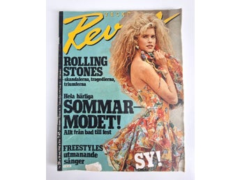 Vecko Revyn nr 20 1982 - Rolling Stones, Freestyle, Frank Andersson