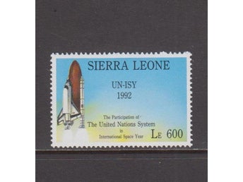 Sierra Leone, Mi 1961, Rymd Internationella Rymdåret 1992, xx
