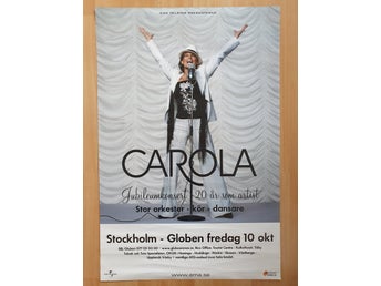 Carola, Globen Stockholm 2003, EMA Konsertaffisch