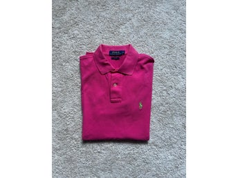 Polo Ralph Lauren rosa pikétröja, storlek S
