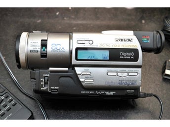 DCR-TR7000E Digital8 Videokamera för Video8 Hi8