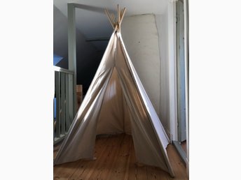 Tipi tält från Granit (401128710) ᐈ Köp på Tradera TältTipi canvas | Tält, Tipi, Granit