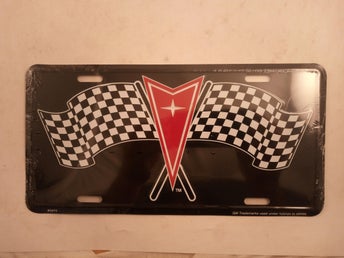 pontiac licens plate 15cm*30cm