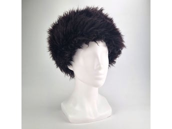 Brun Mössa Hatt Fårskinn Fårskinnsmössa Päls Pälsmössa Skinnmössa Läder Skinn M