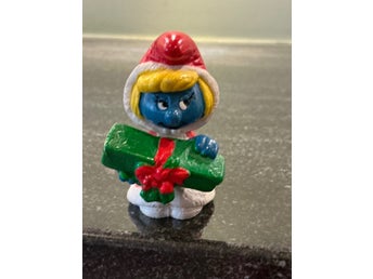 Smurfette julfigur – Peyo 1985