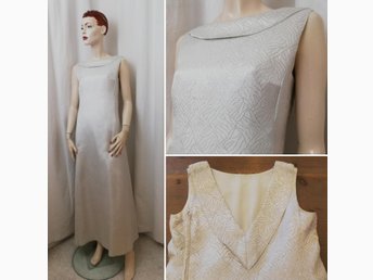 Vintage Retro lång vit klänning me.. (395976370) ᐈ Vintage Retro lång vit klänning me.. (395976370) ᐈ
