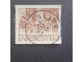 Bibelminnet, 1941 15 öre F: 328 stämplat Slite