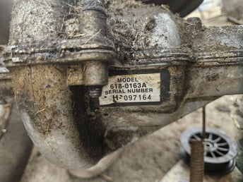 Bakaxel MTD 618-0163A för gräsklippartraktor