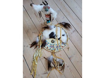 Blackfoot indianer Dreamcatcher + Shaman