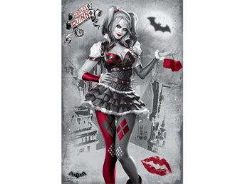 BATMAN ARKHAM KNIGHT HARLEY QUINN MAXI POSTER Affisch Plansch Tavla DC Comics