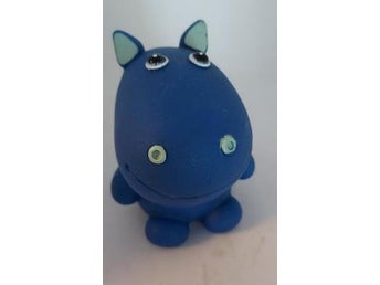 figur FLODHÄST längd 8 cm !