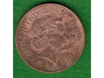 ENGLAND# TWO PENCE 2001