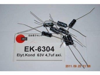 EK-6304 Elektrolyt 63V 8 stycken