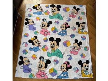 Vintage påslakan Walt Disney 80-tal