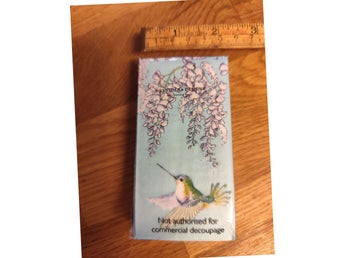 Pappersnäsdukar decoupage Wrendale Design fågel