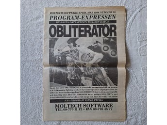 Moltech Software Program-Expressen April-Maj 1988 - Nummer 99 - Commodore 64
