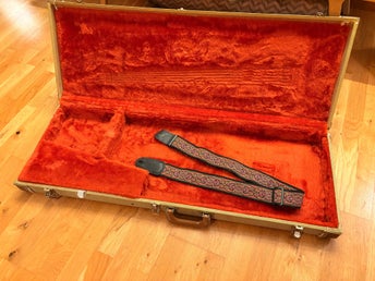Tweed Hardcase för Fender Stratocaster Telecaster