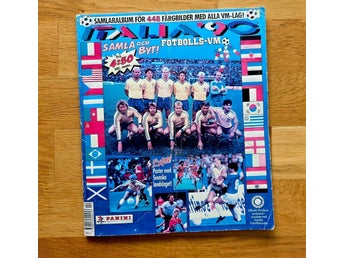 Komplett Panini Vm 1990 Samlaralbum Complete Full Album Vintage 90-tal World Cup