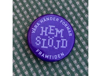 Knapp med nål Hemslöjd