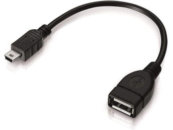 NY OMEGA USB On-the-go (OTG) Adapterkabel – USB Micro B Man till USB A Hona