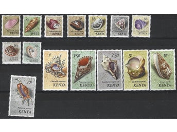 Kenya 1971 Snäckor hav 15v
