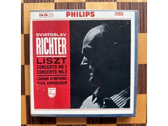 Sviatoslav Richter - Liszt Conc. No. 1&2 - Philips Stereo 4-track 7 1/2ips