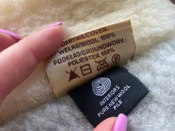 Ullbäddmadrass Ull lakan 100% merinoull 100% bomullstyg 160/200 madrassöverdrag