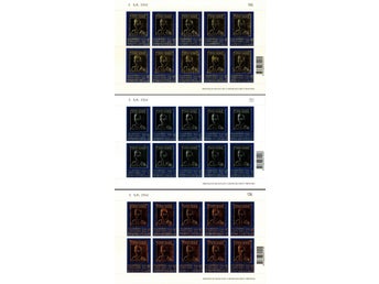 THAILAND 1999 Mi 1968A-1970A KUNG BHUMIBOL EXKLUSIVA 3 x SMÅARK ** VÄRDE 3500.