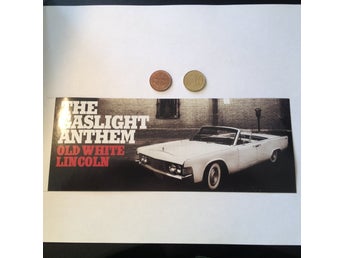 The Gaslight Anthem - Old White Lincoln - Klistermärke/sticker - 200x80mm