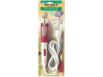 Clover Mini Iron II The Adapter Minijärn Strykjärn Patchwork Art.8003EU Nytt!