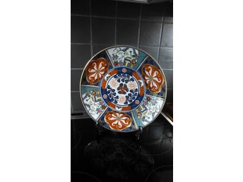 IMARI Antique JAPAN - STORT FINT FAT med vackra färger - FINT SKICK