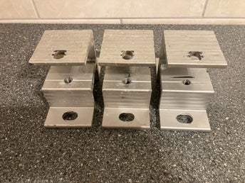 Markisbeslag i aluminium 3st