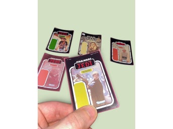 Star Wars, Empire strikes…, Return of the Jedi Kenner kort/cardbacksi miniformat
