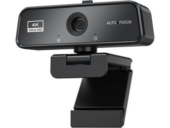 4K UHD-webbkamera med autofokus och brusreducerande mikrofon