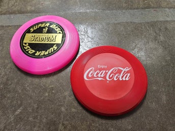 RETRO Coca-Cola och Super Disc Stadium frisbees