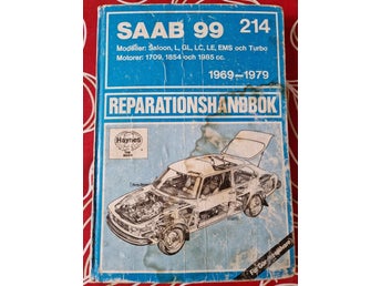 SAAB 99 Reparationshandbok 1969 - 1979, Haynes