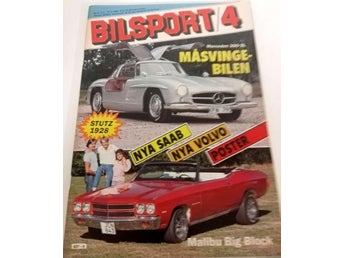 Bilsport 4 1984 MB 300 SL måsvinge