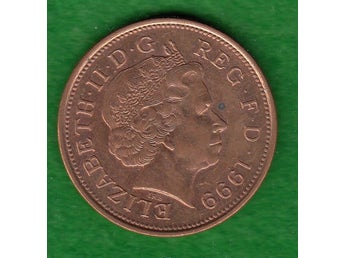 ENGLAND# TWO PENCE 1999