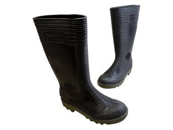 Dunlop Safety Stövlar Steel Toecap Herr Storlek 43 Svart Gummi Arbetsstövlar