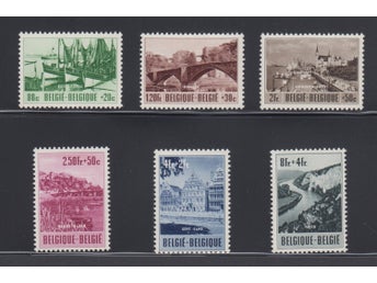 Belgien. M 967-972 ** kpl serie. VACKERT OBJEKT.
